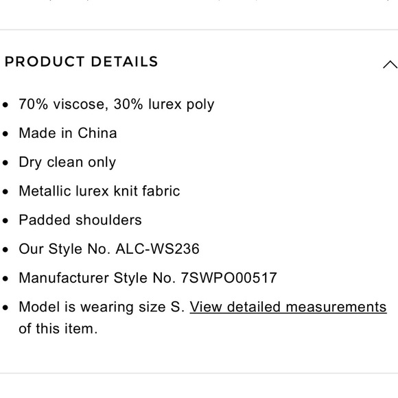 NWT A.L.C Santos Top - Picture 10 of 10